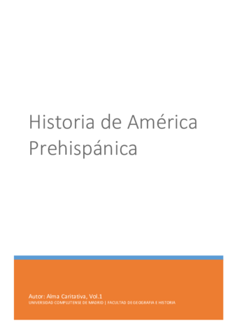 Historia De América Prehispánica Pdf