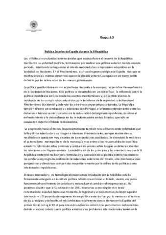 Política Exterior de España durante la II República PDF.pdf