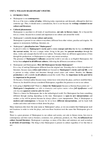 UNIT 4. William Shakespeare's Poetry.pdf