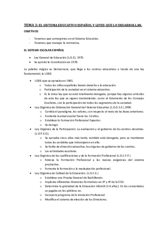 TEMA  3 El sistema educativo español y las leyes que lo desarrollan.pdf