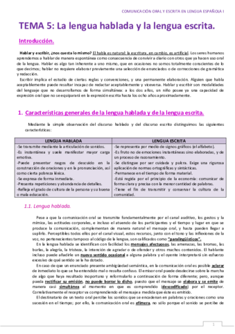 COELE_TEMA 5_LA LENGUA HABLADA Y LA LENGUA ESCRITA.pdf