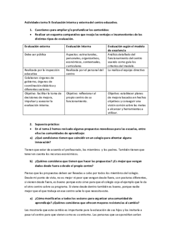 Actividades tema 9 Evaluación interna y externa del centro educativo.pdf