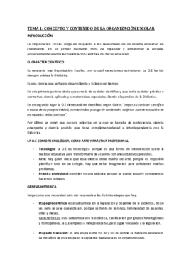 TEMA 1 Concepto y contenido de la organización escolar.pdf