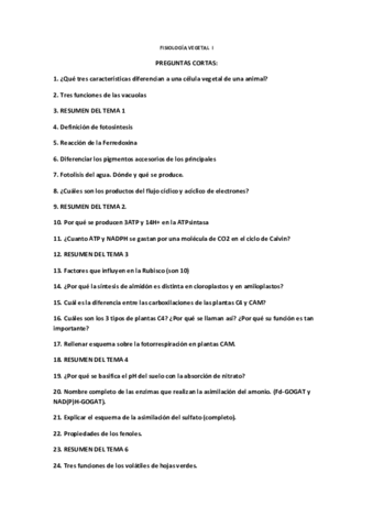 Preguntas Cortas de Fisiologia Vegetal.pdf