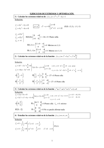 Tema 03 - Extremos de funciones. Optimizacion (Soluciones).pdf