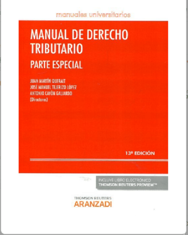 MANUAL DE DERECHO FINANCIERO II