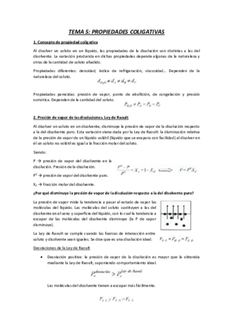 TEMA 5-PROPIEDADES COLIGATIVAS