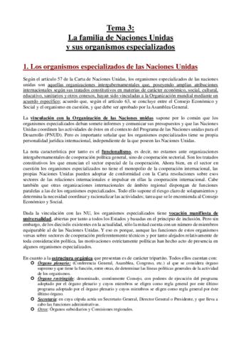 Tema 3 y 4. La familia de Naciones Unidas y sus organismos especializados (1).pdf