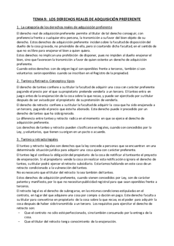 Tema 9 - Derechos reales de adquisición preferente.pdf