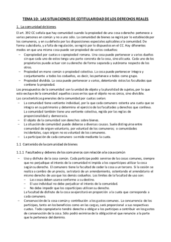 Tema 10 - Cotitularidad de los derechos reales.pdf