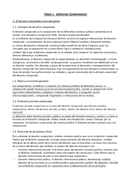 Tema 1 - Derecho comparado.pdf