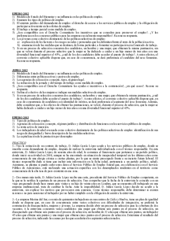 Posibles preguntas y casos de Examen