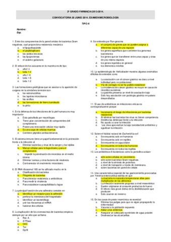 153780_Examen  MICROBIOLOGÍA - 2 FARMACIA - TEST 2014 - RESPUESTAS.pdf