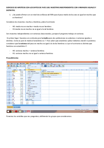 EJERCICIO DE HIPOTESIS CON LOS DATOS DE AVES 100.pdf