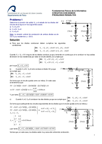 Miniatura del documento Problemas resueltos de Circuitos con Diodos..pdf