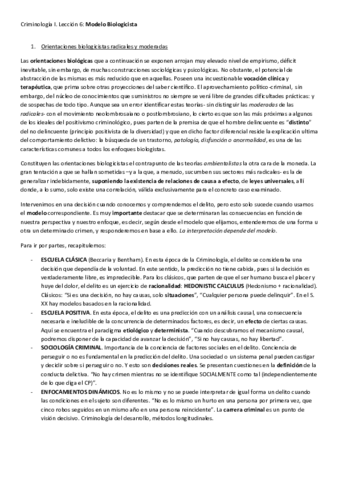 Criminologia I Leccion 6 Modelo Biologicista.pdf