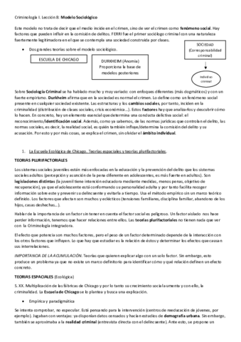 Criminologia I Leccion 8 Modelo sociologico.pdf