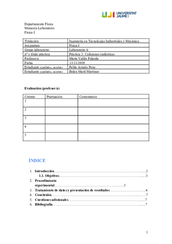 3 - COLISIONES INELASTICAS