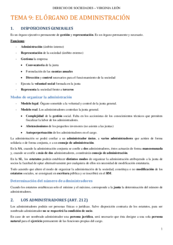 Tema 9 - El órgano de administración.pdf