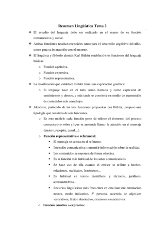 Lingüística. Funciones y niveles del lenguaje. Tema 2.pdf