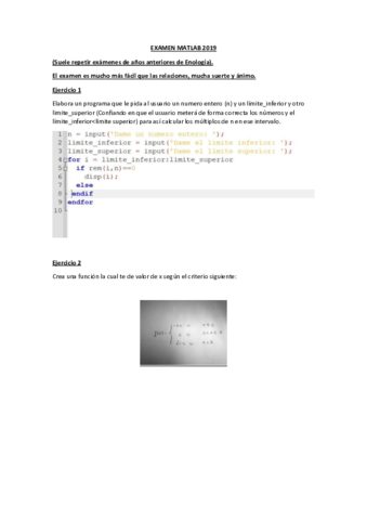 EXAMEN MATLAB ENERO 2020 BIOTECNOLOGIA