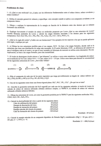 Tema 1 - Enlace químico