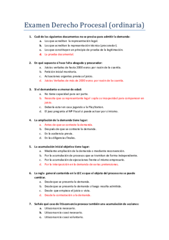 Derecho Procesal I