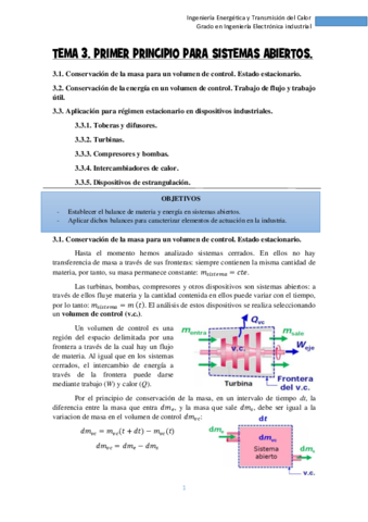 Tema 3 - Primer Principio para sistemas abiertos - Apuntes.pdf