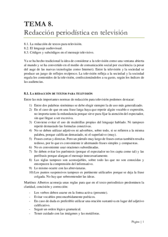 TEORÍA TELE. TEMA 7. Redacción periodística entelevisión..pdf
