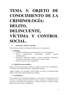 Tema 3. Objeto de conocimiento de la Criminología. El delincuente..pdf