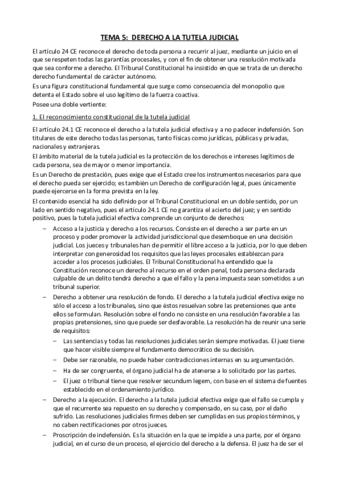 Tema 5 - Derecho a la tutela judicial.pdf