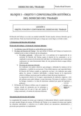 Derecho del Trabajo - Bloques I & II (1).pdf