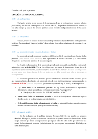 Lección 13 - Negocio jurídico.pdf