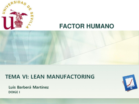 Tema 6.1 - Lean Manufactoring