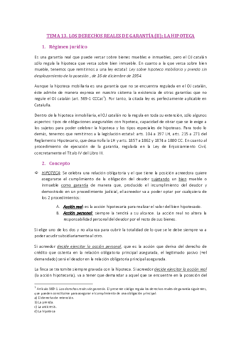 TEMA 13. LOS DERECHOS REALES DE GARANTÍA II. LA HIPOTECA.pdf