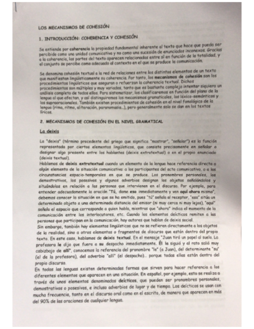 Mecanismos de cohesión 