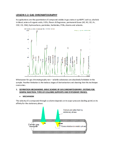3.2 GAS CHROMATOGRAPHY