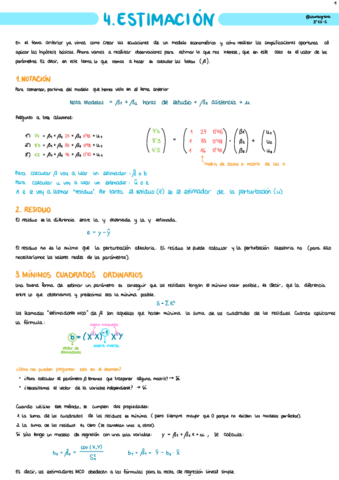 T4 - Estimación