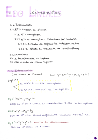 Tema 3. EDO lineales