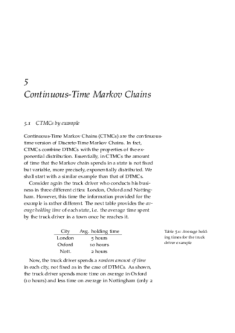 Cadenas continuas de Markov (libro)