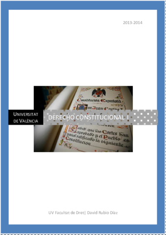 DERECHO CONSTITUCIONAL I David Rubio TODO.pdf
