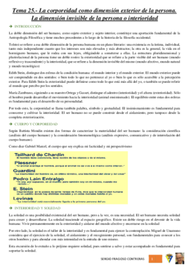 Tema 25.- Dimensión exterior de la persona - La corporeidad.pdf
