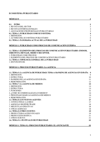 Ecosistema Publicitario Apuntes 1o Comunicacion y Publicidad.pdf