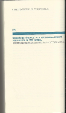 Leído - MORADIELLOS. Revisión histórica crítica y revisionismo político.pdf