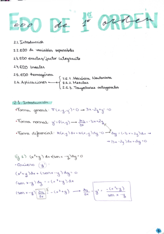 Tema 2. EDO orden 1