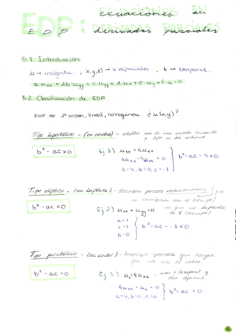 Tema 5. Ecuaciones derivadas parciales