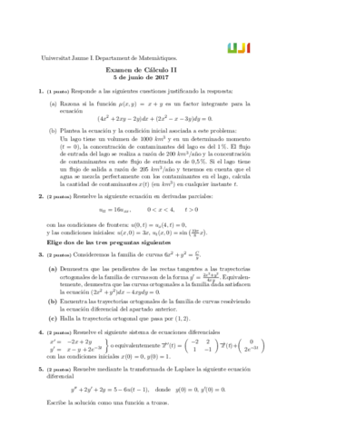 Examen Final Junio 2017