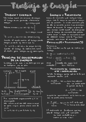 Trabajo y energía