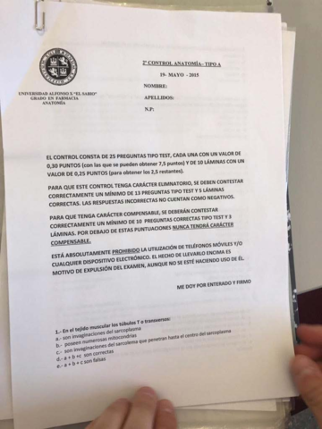 EXAMEN 1º PARCIAL ANATO