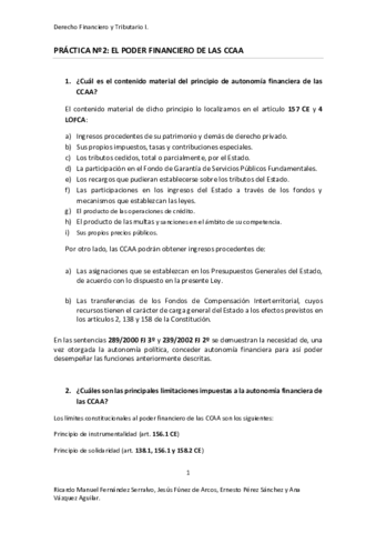 Práctica Tema 3. Poder financiero CCAA